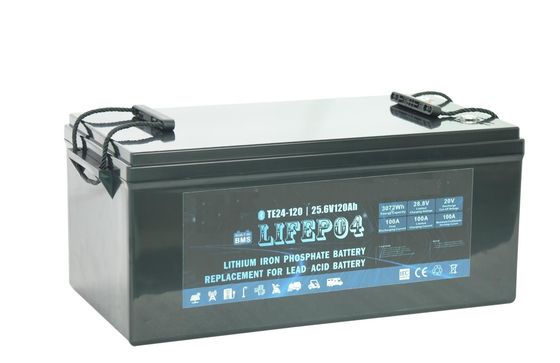 Przenośna bateria litowa 24V 100AH ​​Lifep04 do zasilania awaryjnego