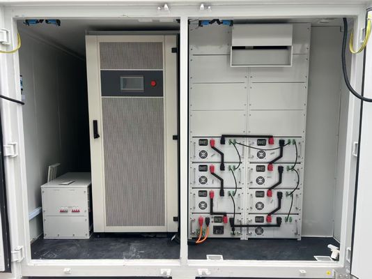 System magazynowania energii z akumulatorem BESS o różnej pojemności w zależności od modelu zasilany technologią akumulatorów litowo-jonowych