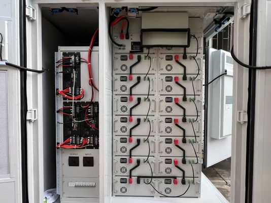 Wysyłka AC400V System magazynowania energii z akumulatora BESS z wysoką tolerancją temperatury i technologią akumulatorów litowo-jonowych