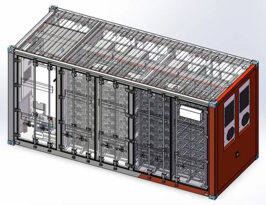 System magazynowania energii akumulatorów BESS o pojemności 1,3 MWH Lithium Lifepo4 Energy ESS