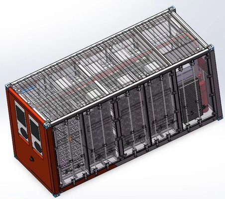 Lifepo4 Wstępnie zaprojektowany system magazynowania energii BESS Akumulator przepływowy ESS o mocy 500 kW